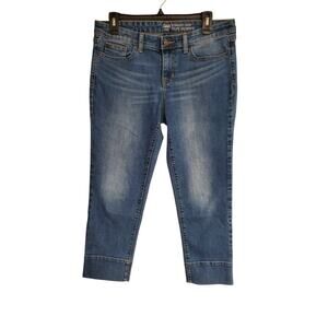 Women's Gap Medium Wash Denim "Straight Crop" Jeans | Size 6/28R